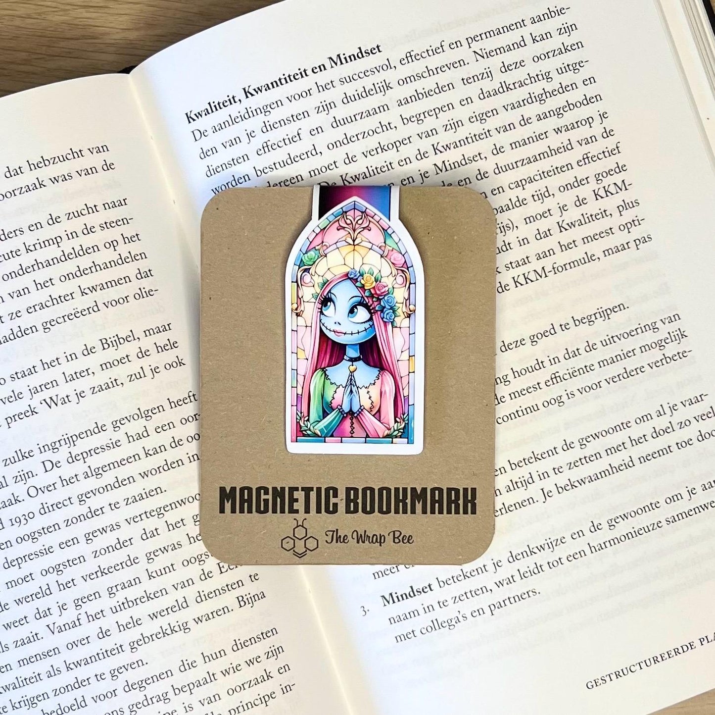 Magnetic bookmark sally&jack