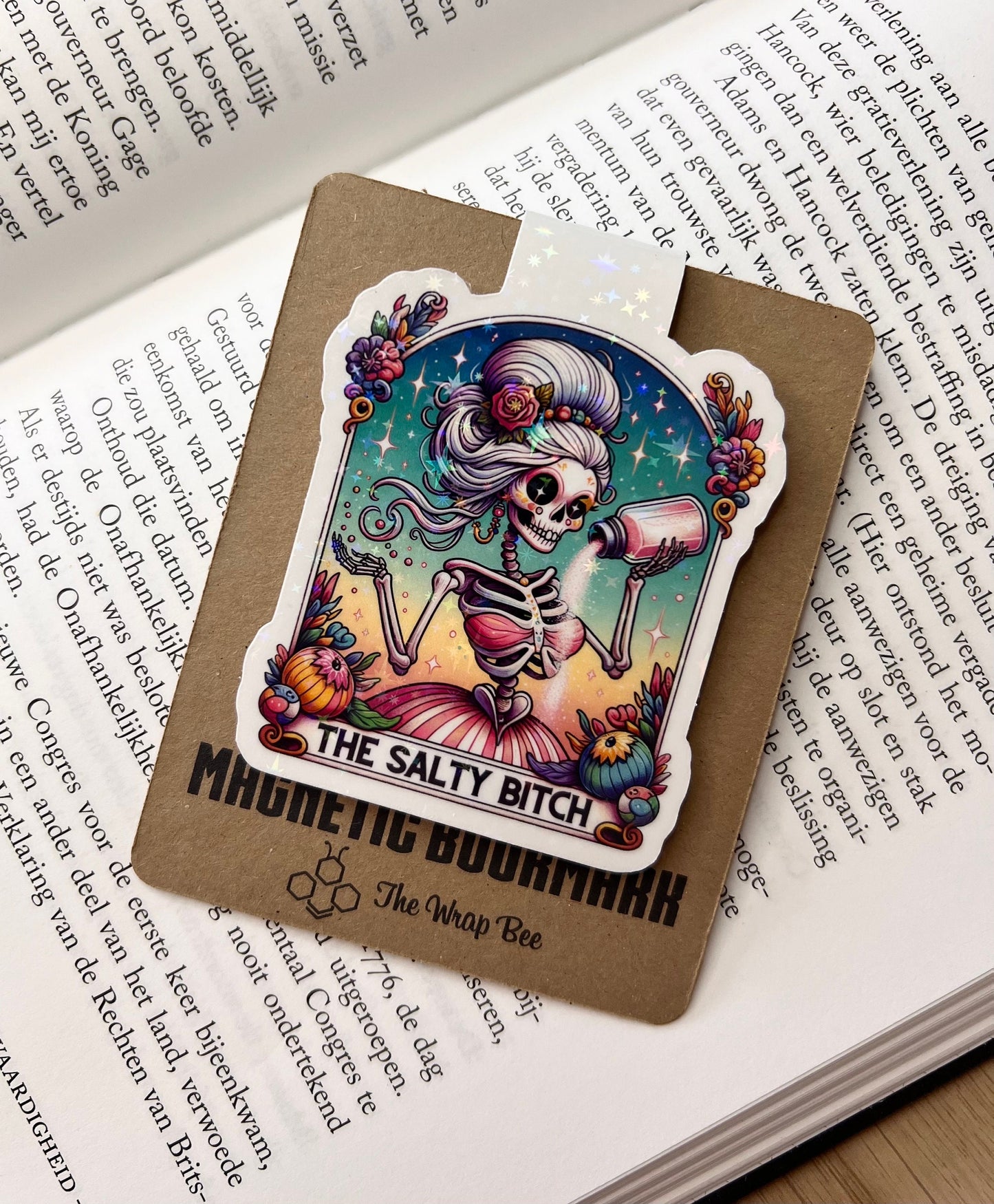 Magnetic bookmark the salty bi*