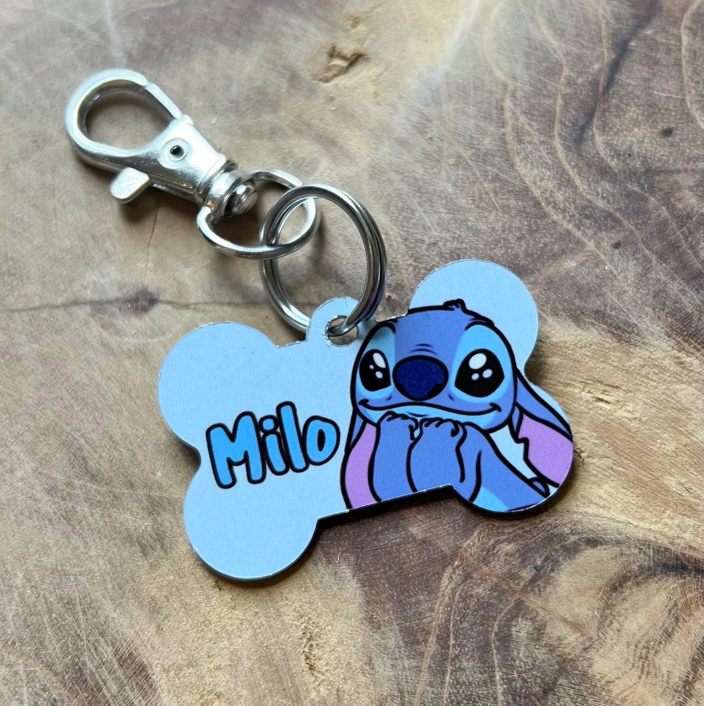 Personalized st dog tag with name and details
