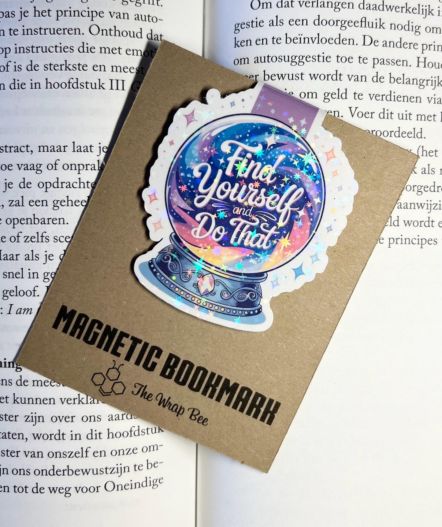 Magnetic bookmark find yourself