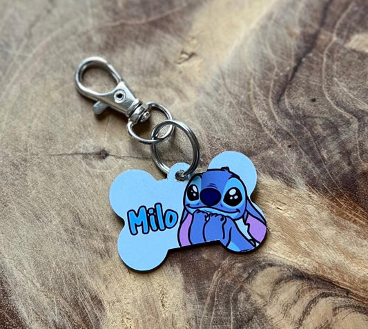 Personalized st dog tag with name and details
