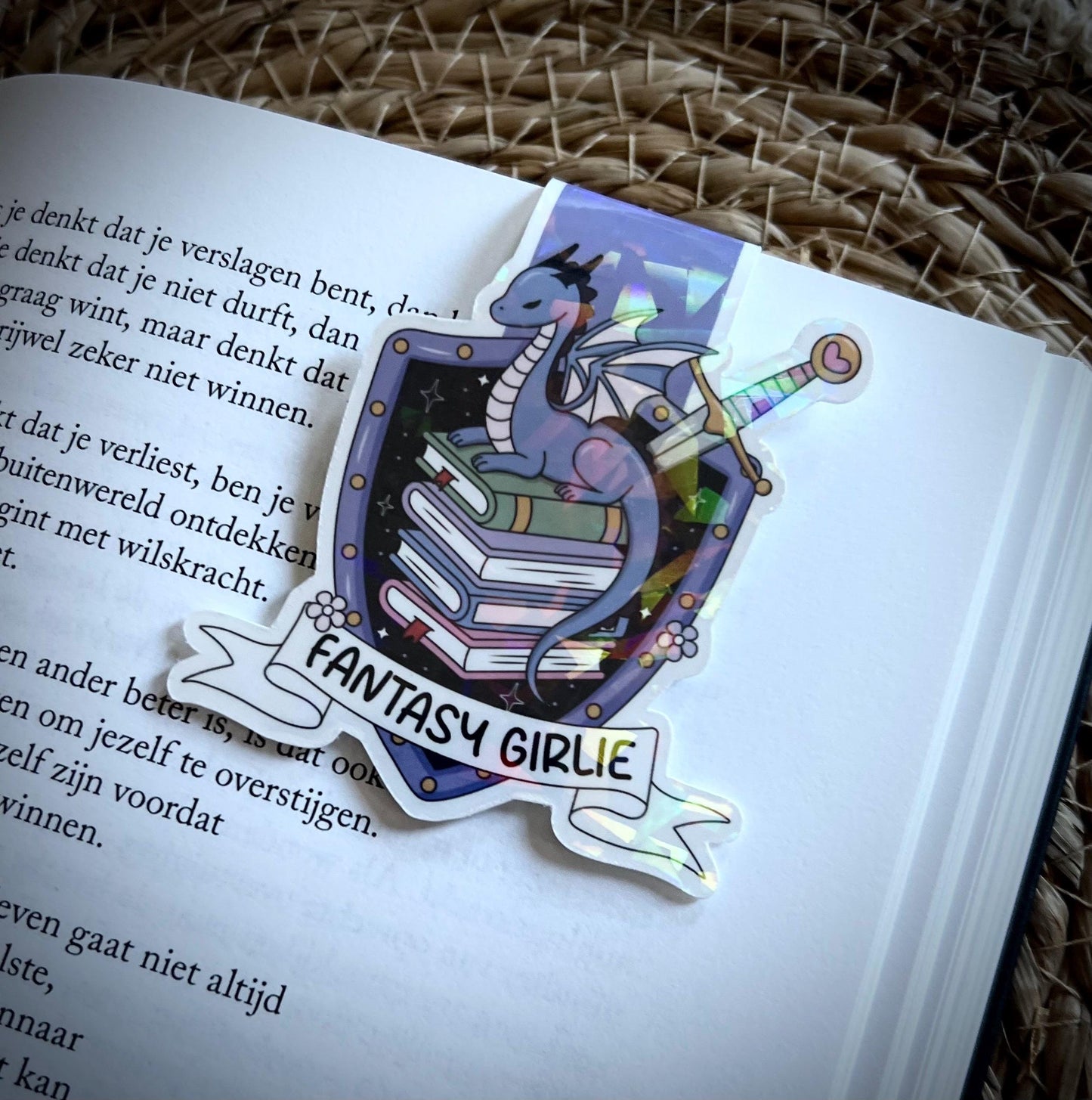 Magnetic bookmark Fantasy girlie