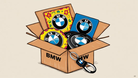 For BMW drivers Mystery Car Decal and Accessoires Box