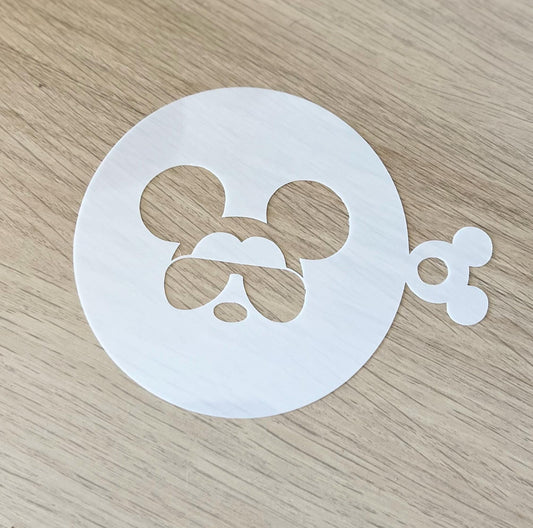 Mylar koffie stencil – Decoratie sjabloon voor cappuccino, latte art, koekjes en gebak – Herbruikbaar en makkelijk schoon te maken.