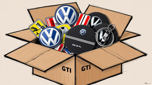 For GTI drivers Mystery Car Decal and Accessoires Box