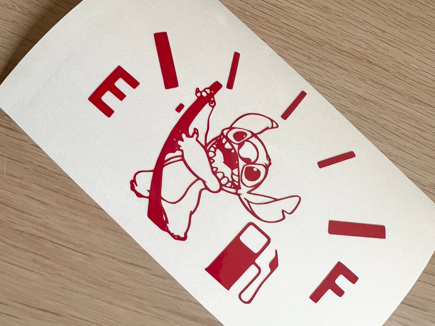 Sti tankdop cover sticker / decal.