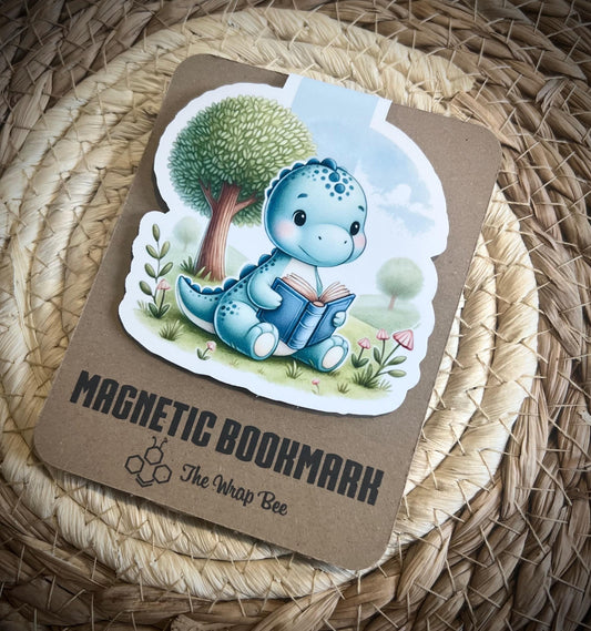 Magnetic bookmark dino