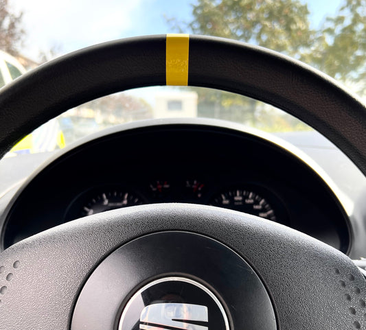 Universal Steering wheel vinyl stripe sticker / decal